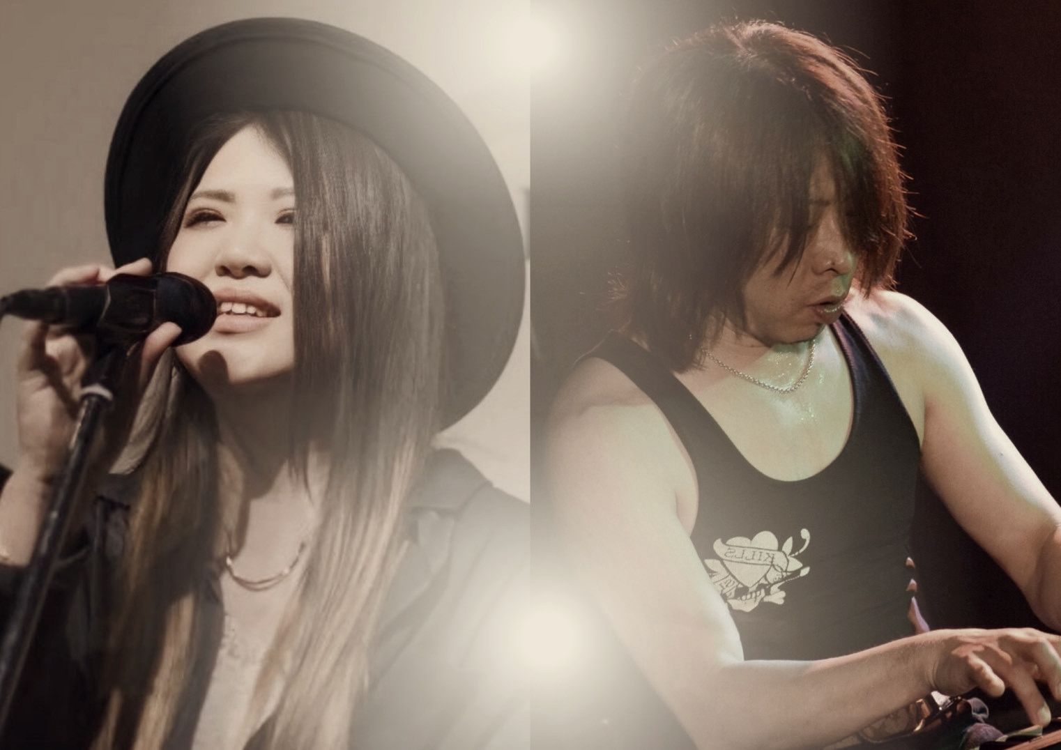 えりかとすみお ライブの様子